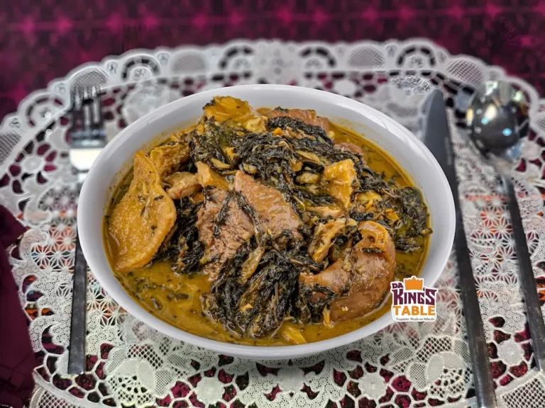 Bitter leaf soup & swallow choice